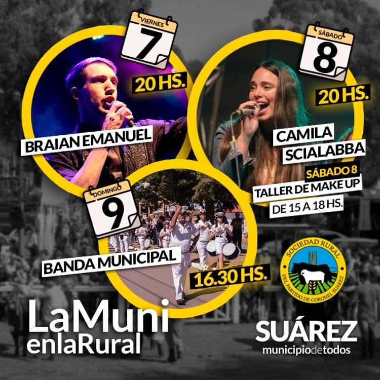 Exposición Rural 2022: Braian Emanuel y Camila Scialabba en la #Carpa de la Muni