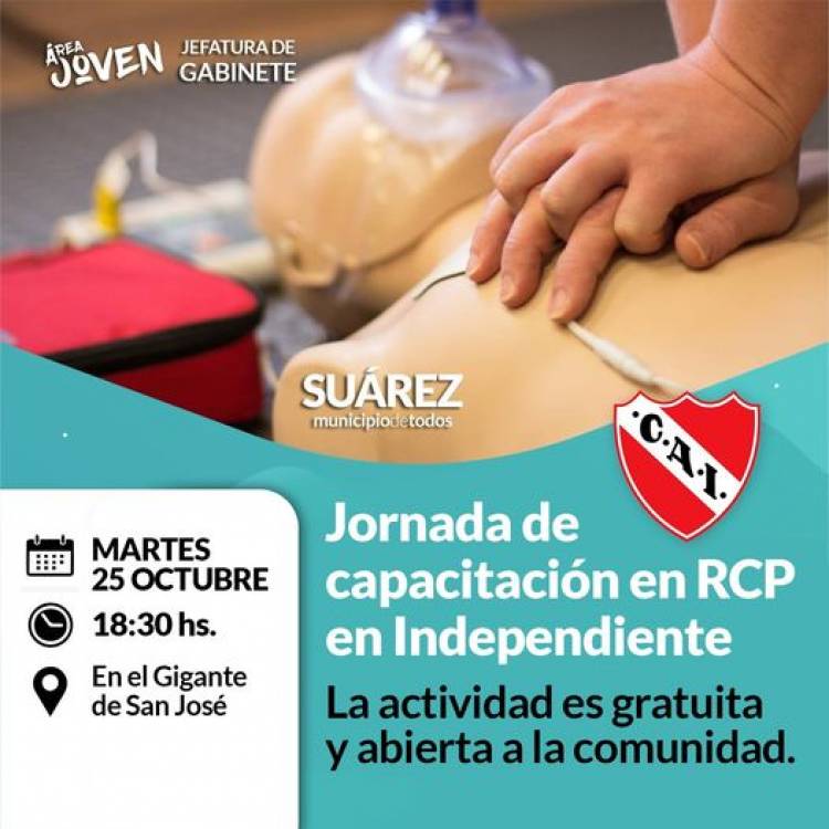 Jornada de capacitación en RCP  en Independiente