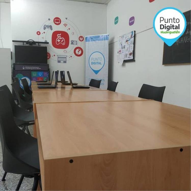Punto Digital Huanguelén cuenta con nuevo mobiliario