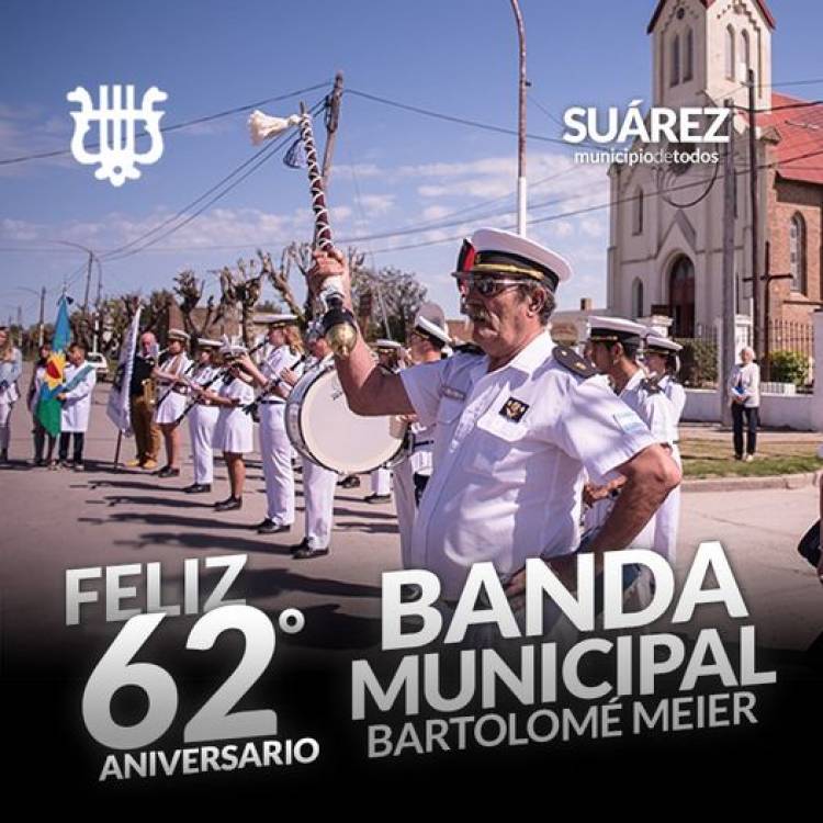 Feliz aniversario querida Banda Municipal "Bartolome Meier"
