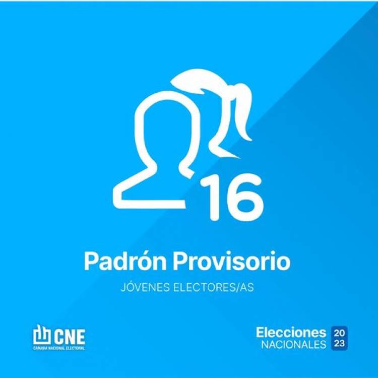 Atención jóvenes que votan por primera vez en el 2023: se habilitó el padrón provisorio