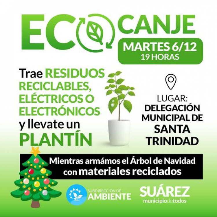 Eco Canje en la Delegación de Santa Trinidad