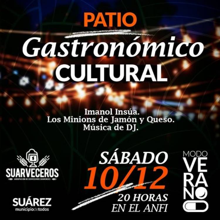 Patio Gastronómico Cultural en el Anfiteatro Municipal