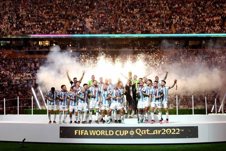 Argentina, pese a ser campeón mundial, quedó segundo en el ranking FIFA