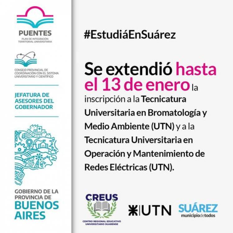 Estudiá en Coronel Suárez 