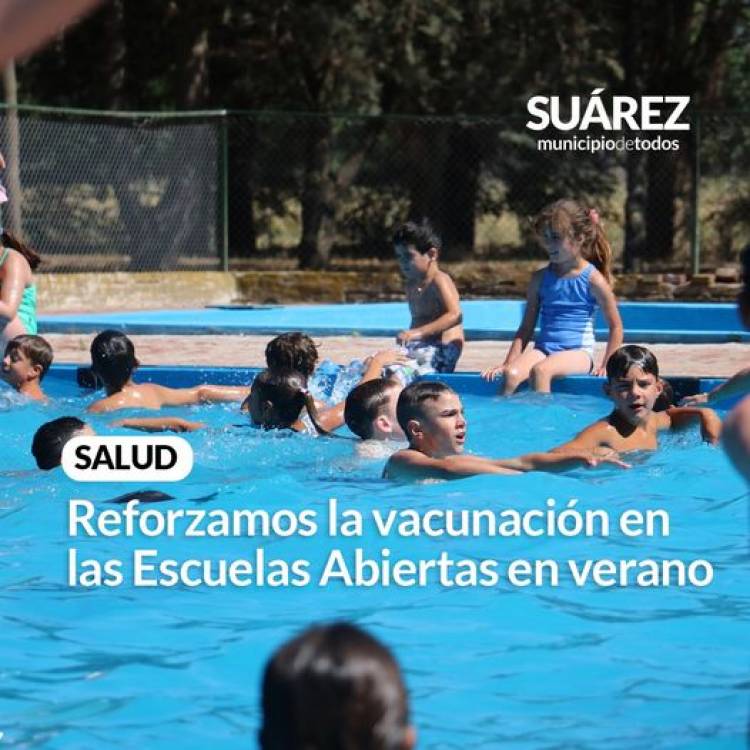 Reforzamos la vacunación en las Escuelas Abiertas en verano 