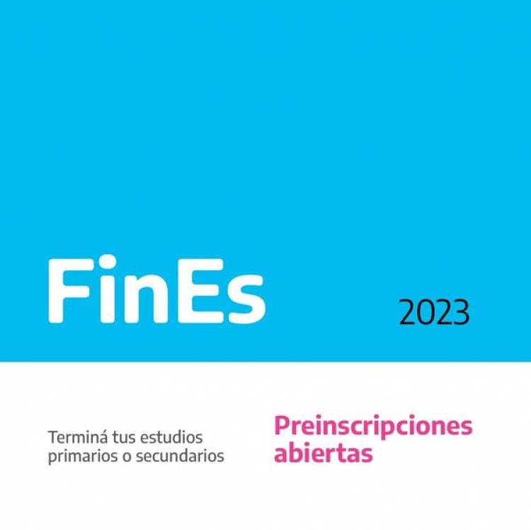PLAN FINES: a partir de hoy y hasta el 15 de marzo comienza la preinscripción