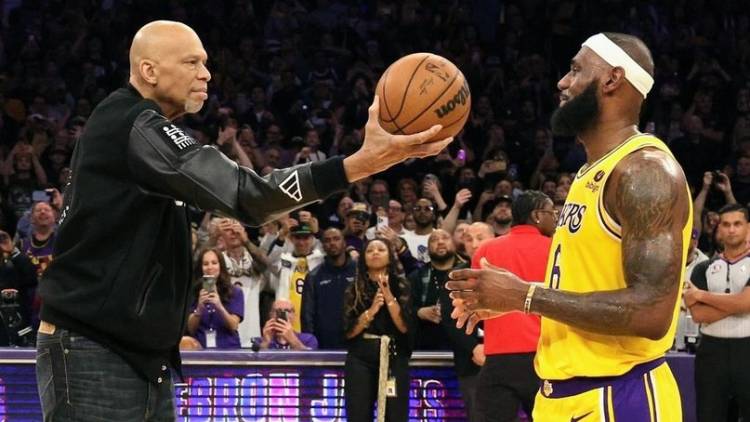 LeBron, a los 38 años, metió 38 y es el máximo anotador de la historia