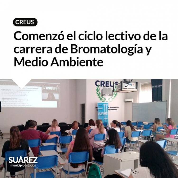 Comenzó el ciclo lectivo de la carrera de Bromatología y Medio Ambiente