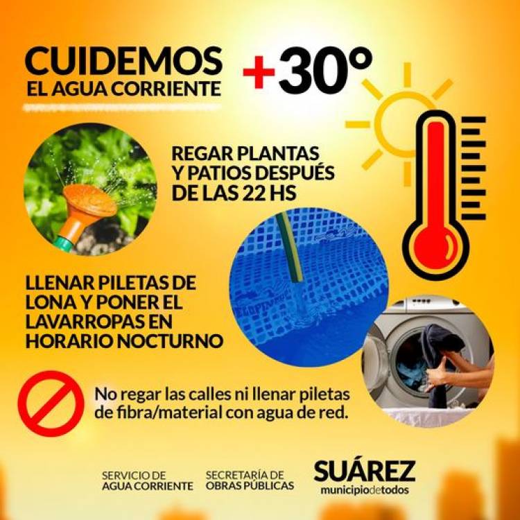 Ante las altas temperaturas