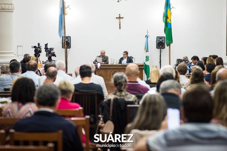 El Intendente Municipal dejó inaugurado un nuevo período de sesiones ordinarias del Concejo Deliberante