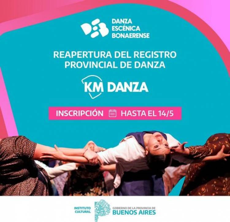 Danza escénica bonaerense reabre las inscripciones al Registro Provincial de Danza “Festival KM Danza” 