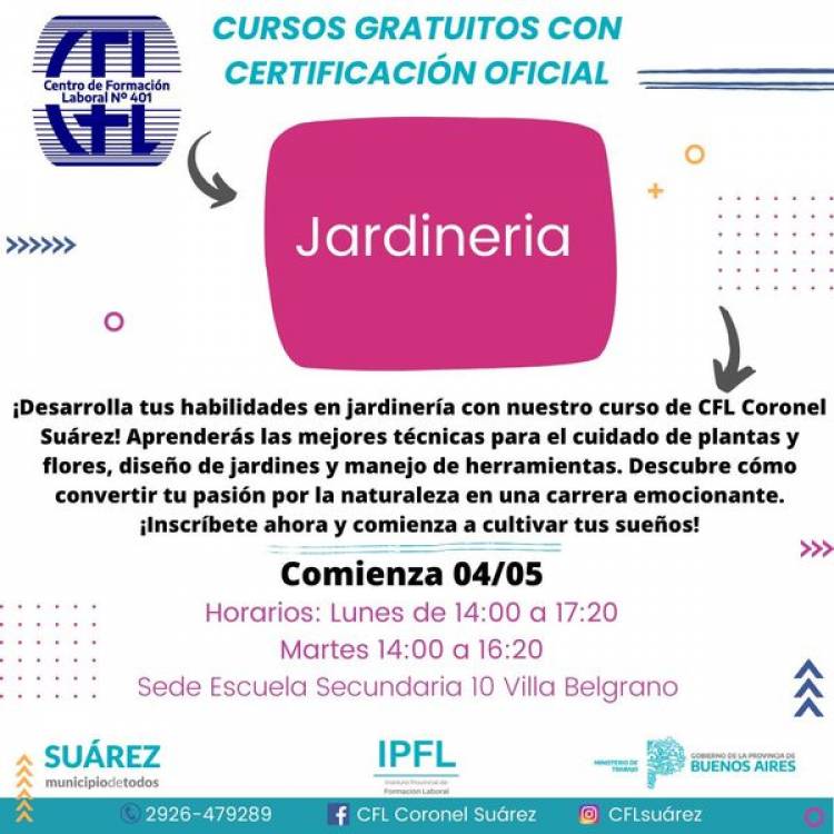 Centro de Formación Laboral: más Cursos Gratuitos con certificación oficial