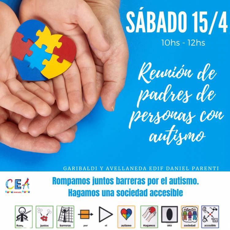 Invitacion al 1er encuentro de padres de personas con autismo