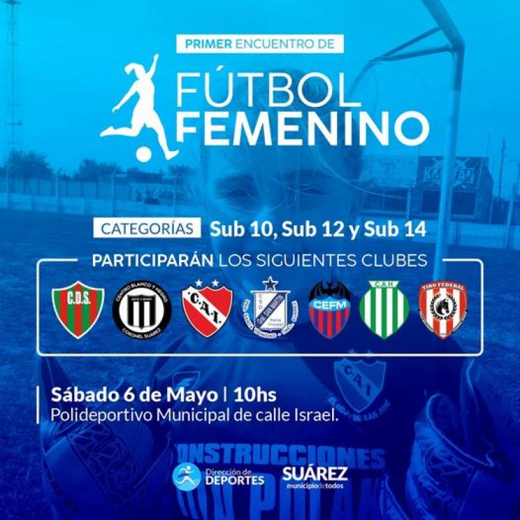 Primer encuentro de Fútbol Femenino, categorías Sub 10, Sub 12 y Sub 14