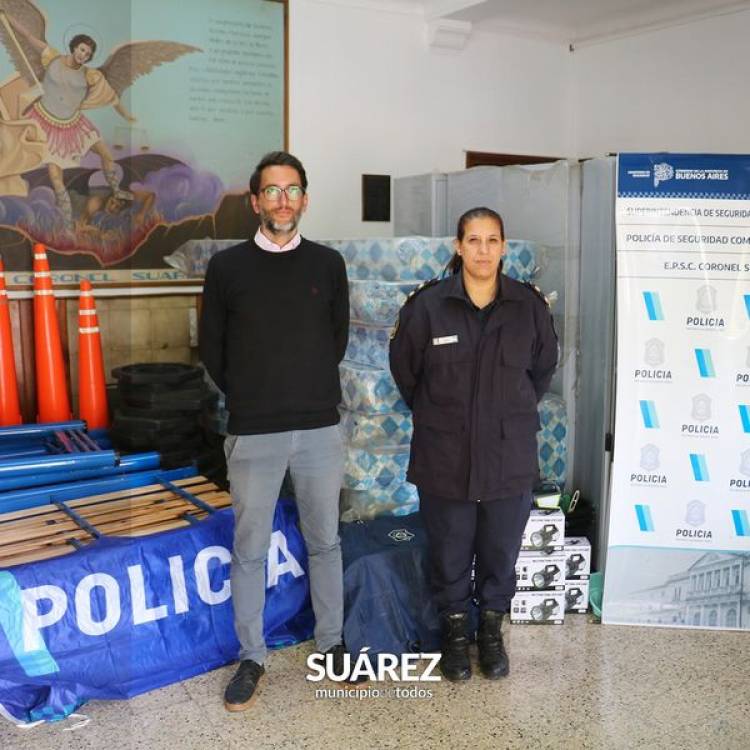 Gestiones ante el ministerio de Seguridad de elementos para comisarías