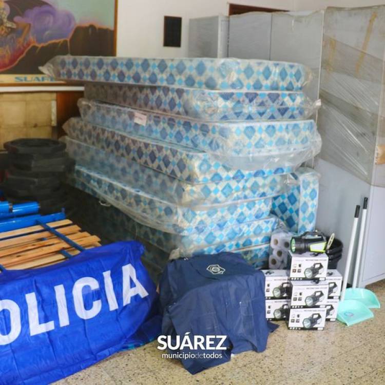Gestiones ante el ministerio de Seguridad de elementos para comisarías