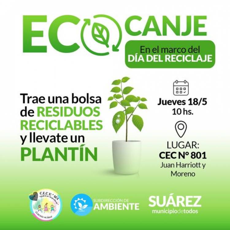 Jornada de Eco Canje en el CEC N° 801
