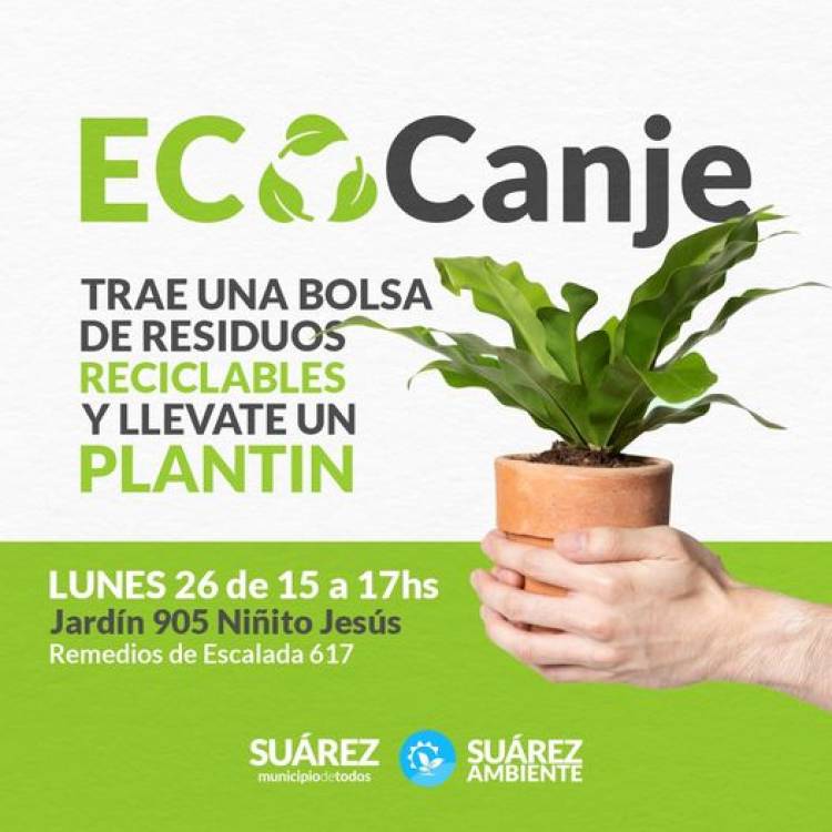 Eco Canje en el Jardín 905 “Niñito Jesús”