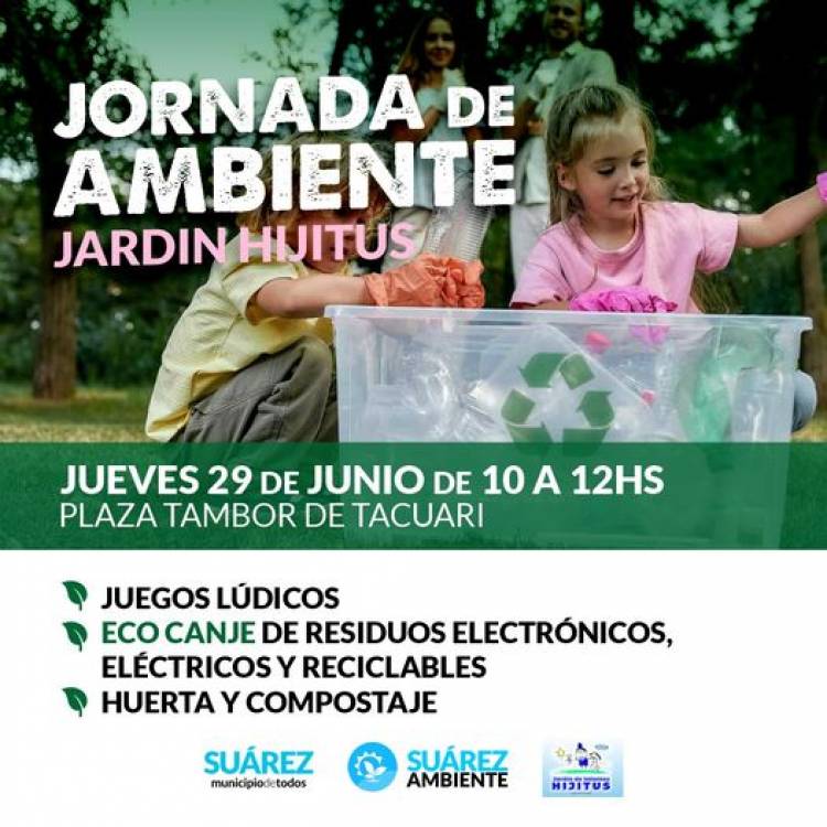 Jornada de Ambiente junto al Jardín Hijutus