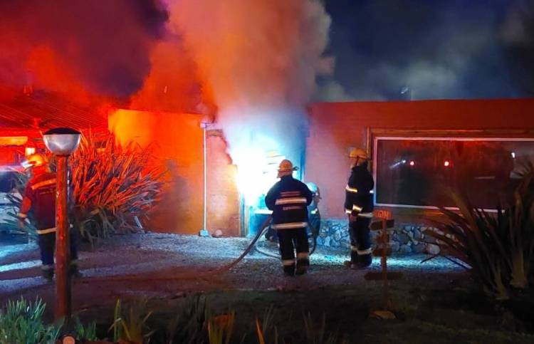 Sierra de la Ventana: Incendio en la lavandería de un complejo turístico