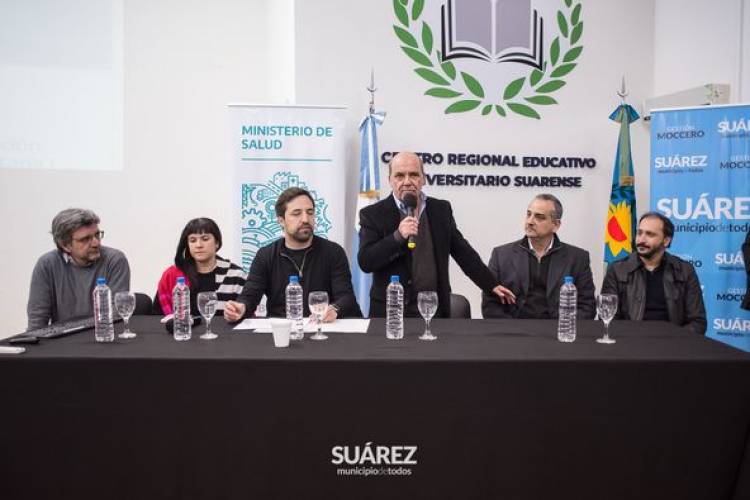 Kreplak encabezó el Consejo Regional de Salud de la RS I en Suárez