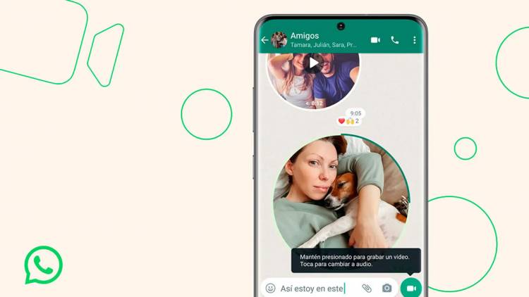 WhatsApp lanzó oficialmente los mensajes de video instantáneos