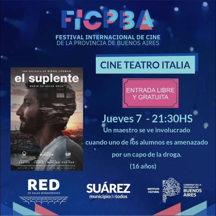 El Festival Internacional de Cine de la Provincia de Buenos Aires llega a Coronel Suárez