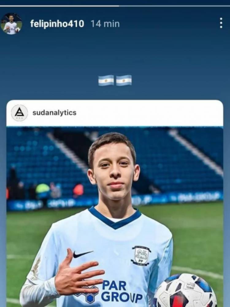 Felipinho: nació en Brasil, fue citado a la selección argentina y tiene raíces bahienses