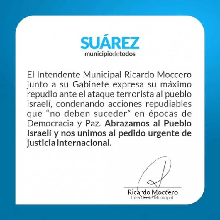 JUSTICIA INTERNACIONAL por el pueblo israeli