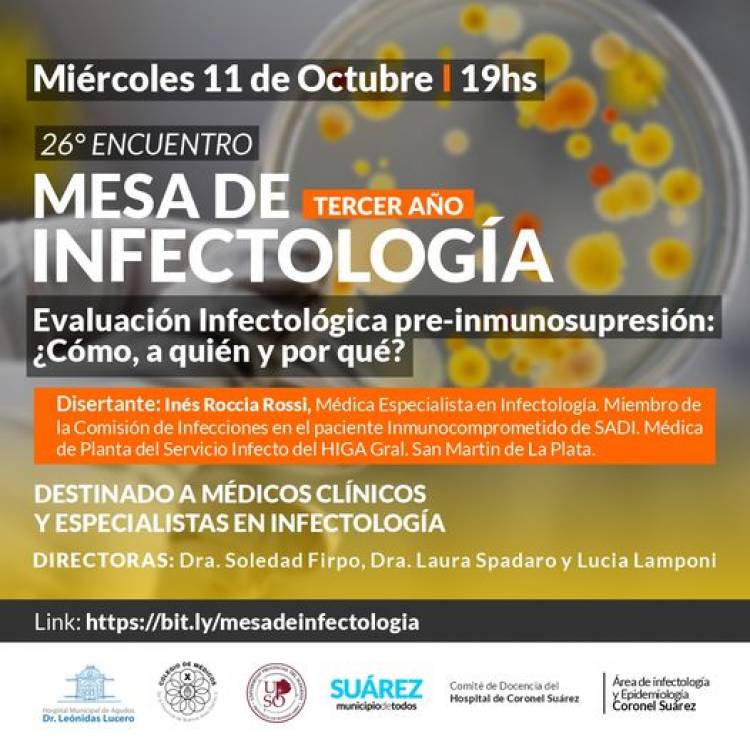 Evaluación Infectológica pre-inmunosupresión: ¿Cómo, a quién y por qué?