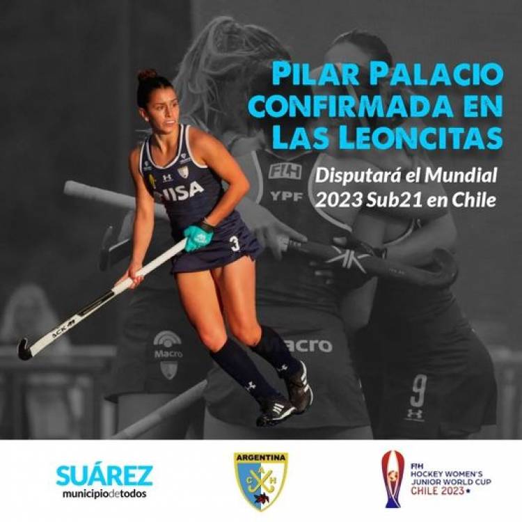 Pilar Palacios convocada en Las Leoncitas para el mundial sub21 de hockey