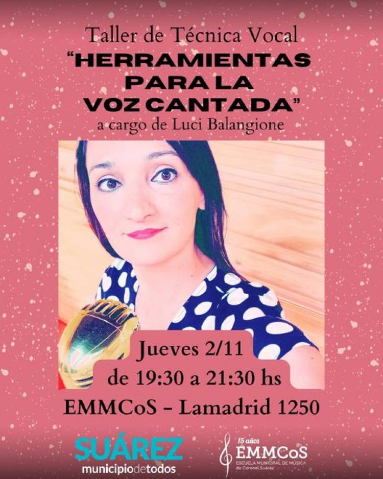 Taller de técnica vocal: "Herramientas para la voz cantada"