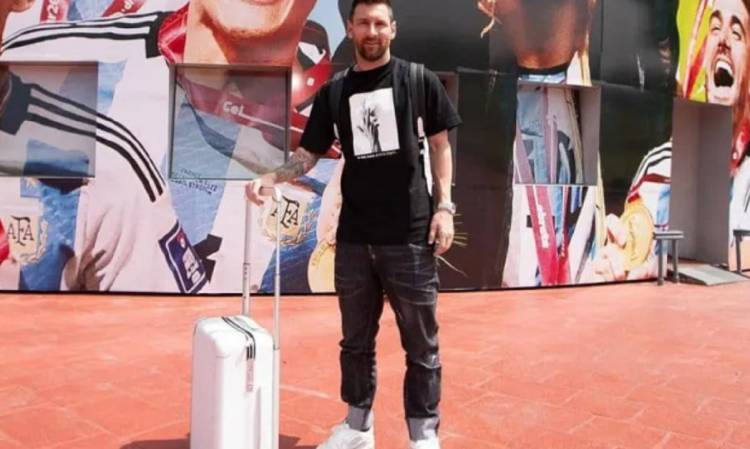Lionel Messi ya está en el país para sumarse a la Selección Argentina