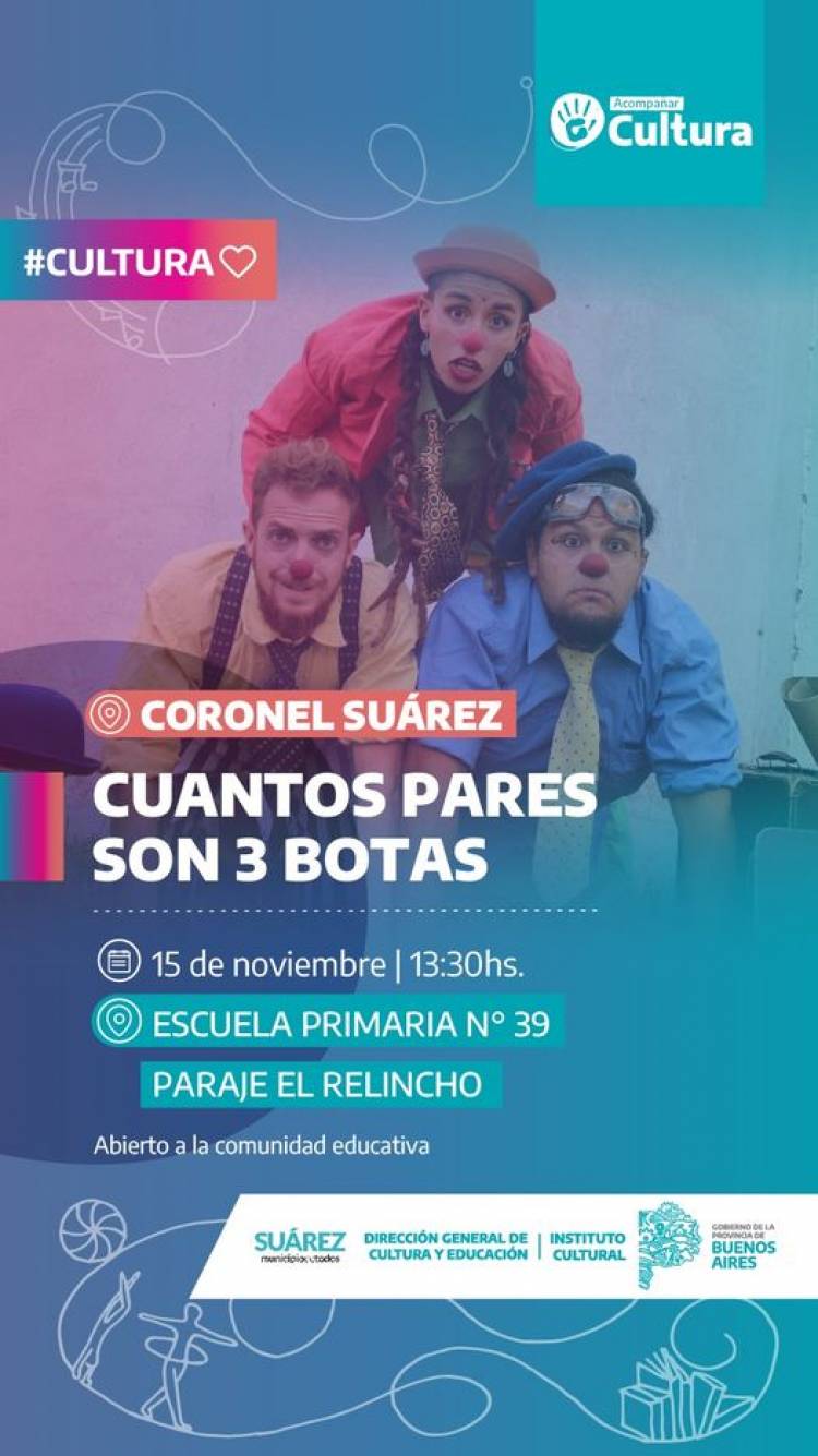 “Acompañar Cultura” llega a la escuela rural “El Relincho”