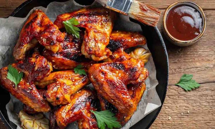 Cómo hacer exquisitas alitas de pollo con salsa barbacoa