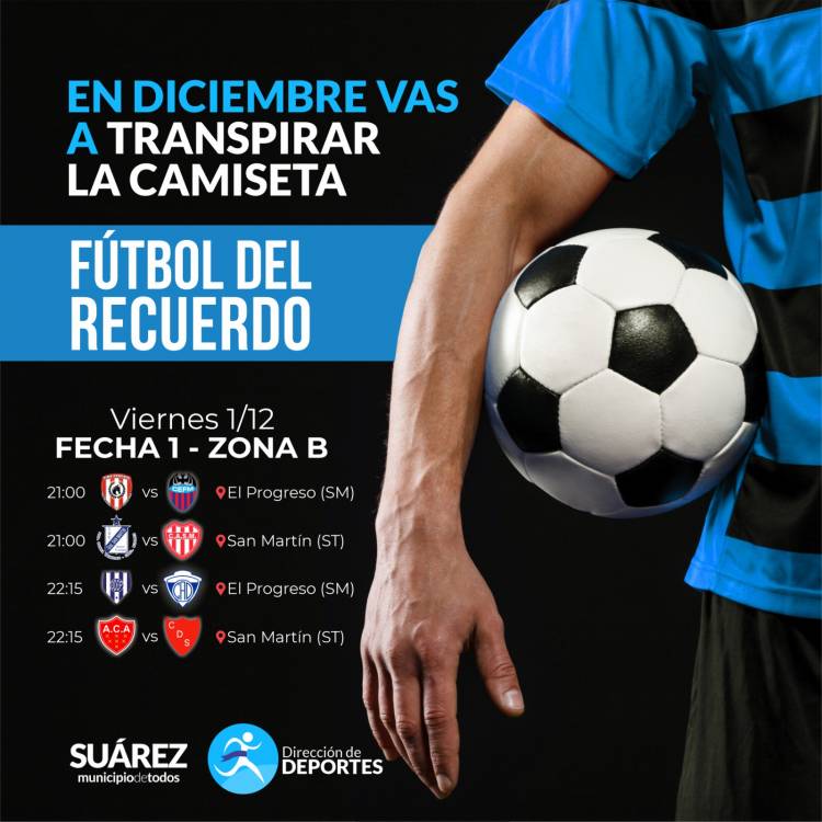 Inicia la 27° edición del Torneo “Fútbol del Recuerdo”