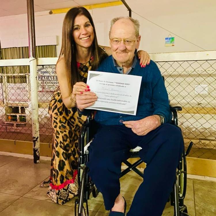 El Intendente Ricardo Moccero participó del cierre de año del Hogar "Domingo Goñi"