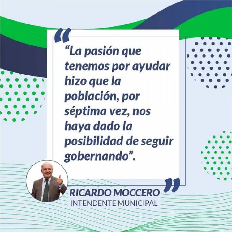 Ricardo Moccero juró por su pueblo y en memoria de su padre, Domingo Moccero