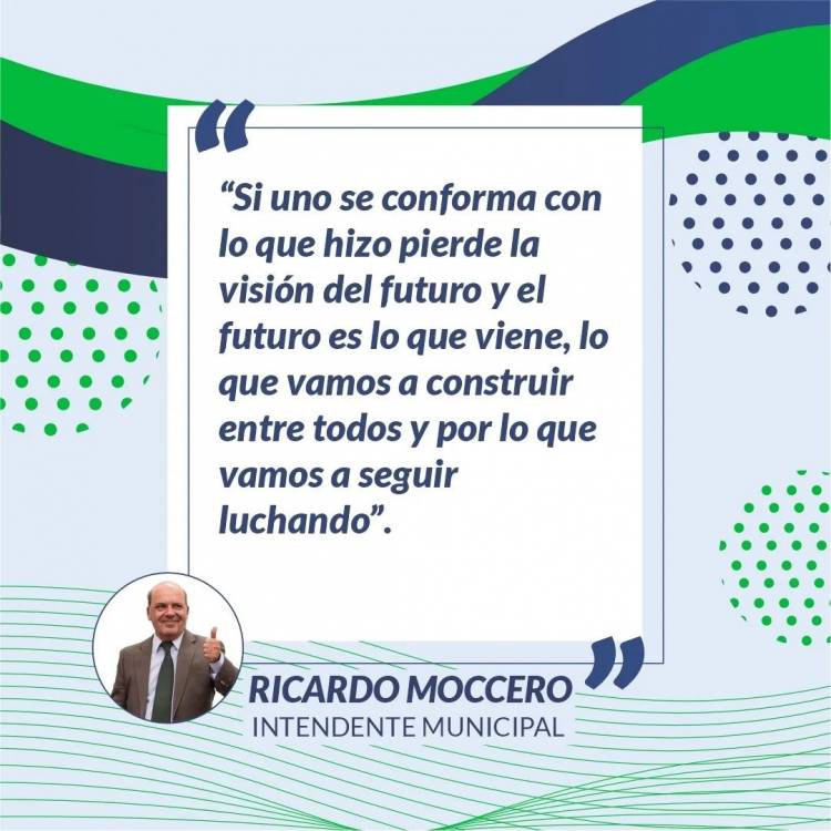 Ricardo Moccero juró por su pueblo y en memoria de su padre, Domingo Moccero