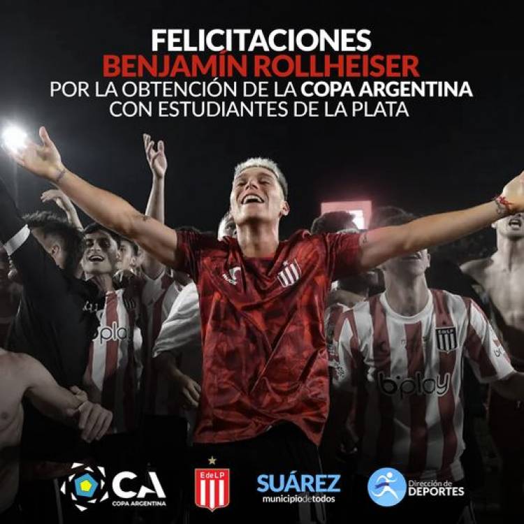 Felicitaciones Benjamín Rollheiser
