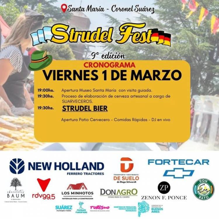 Comenzamos a palpitar la 9° edición de la Strudel Fest