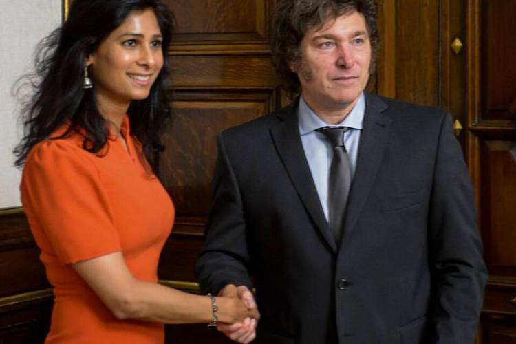 Javier Milei recibió a la número dos del FMI