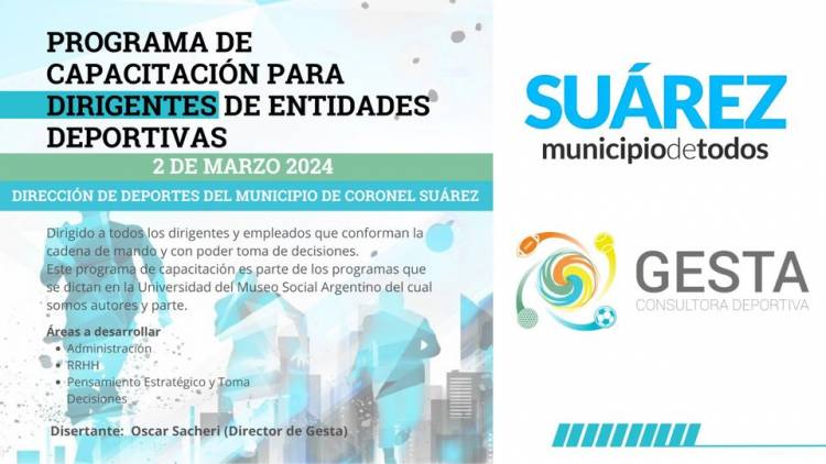 Capacitación para Dirigentes de Entidades Deportivas