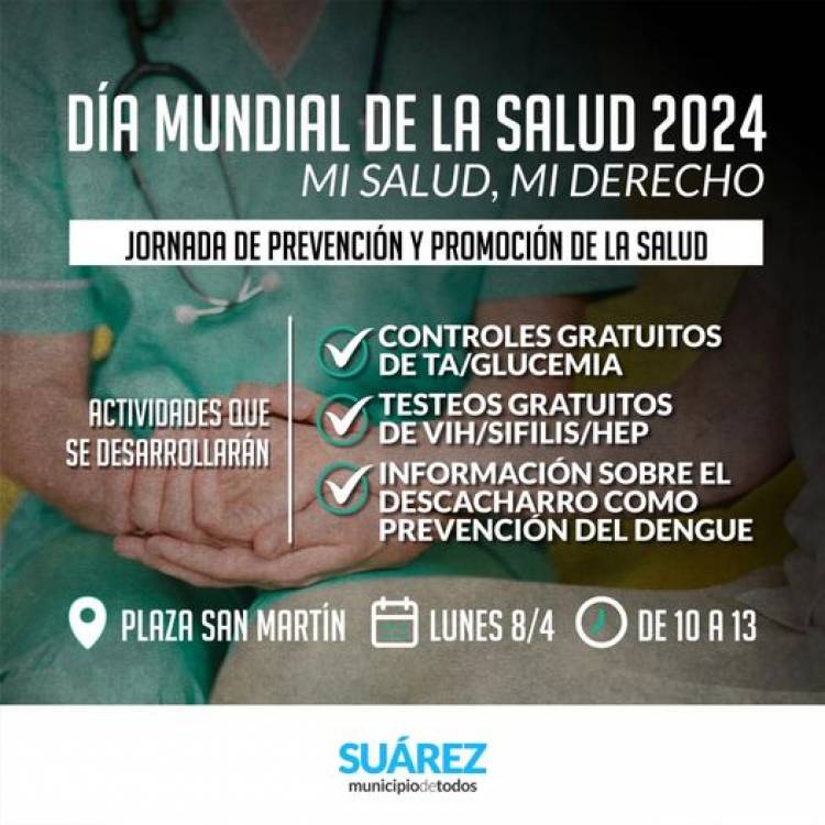 Día Mundial de la Salud 2024: Mi salud, mi derecho