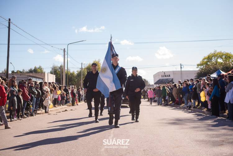 Villa Belgrano: un desfile con fervor patriótico