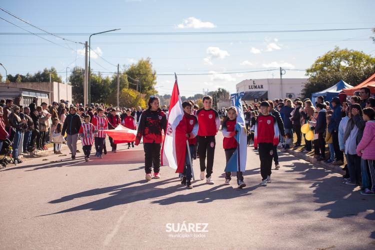 Villa Belgrano: un desfile con fervor patriótico