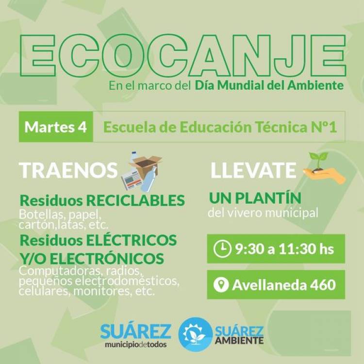 EcoCanje en el marco del Dia Mundial del Ambiente