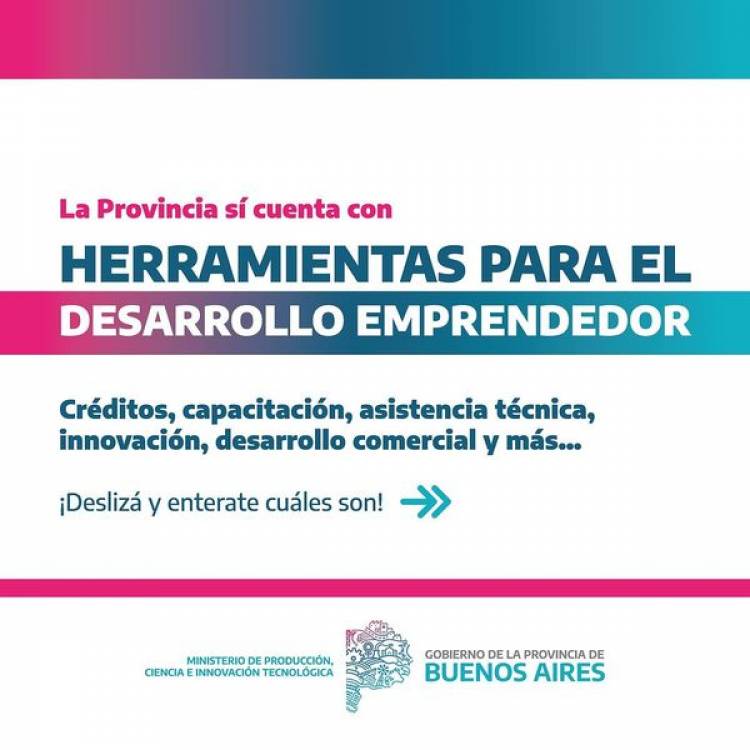 La Provincia pone en marcha Herramientas para el Desarrollo Emprendedor