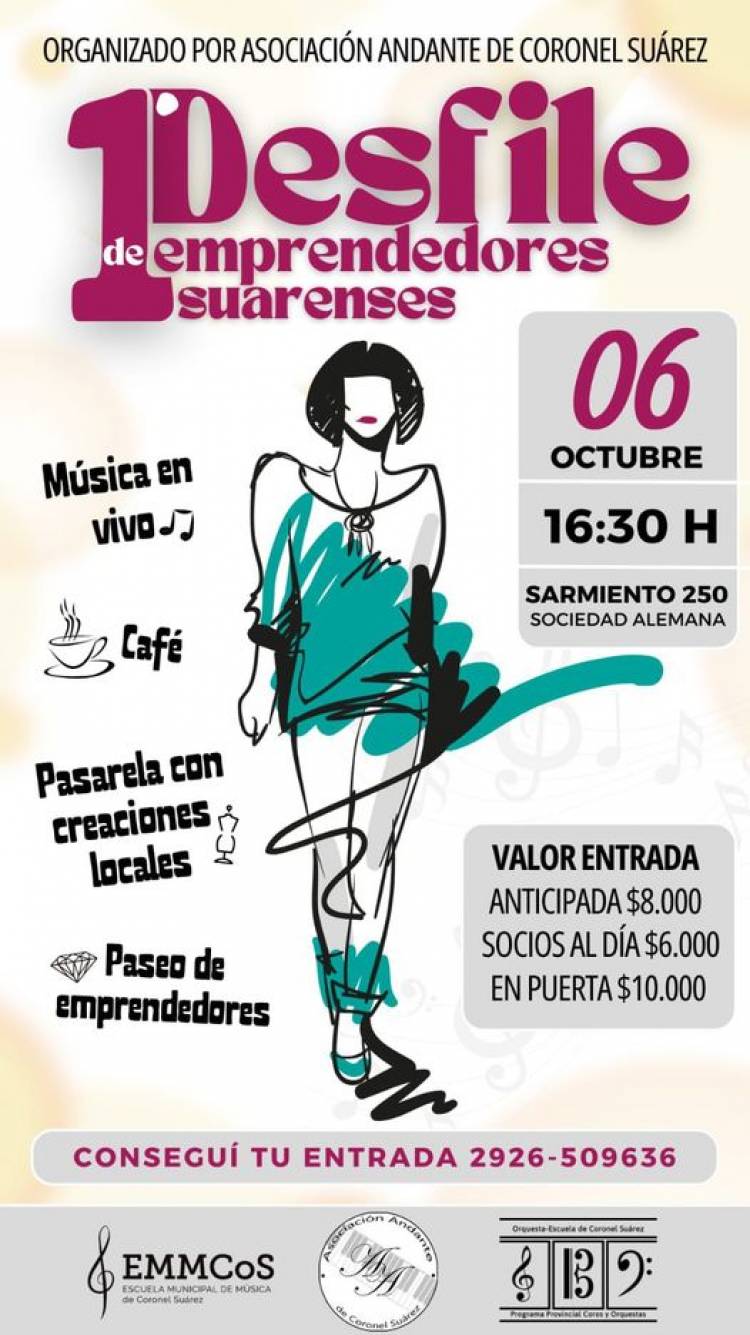 ¡Se viene el 1er Desfile de Emprendedores Suarenses!